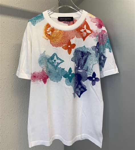 louis vuitton watercolour monogram t-shirt|Floral Monogram T.